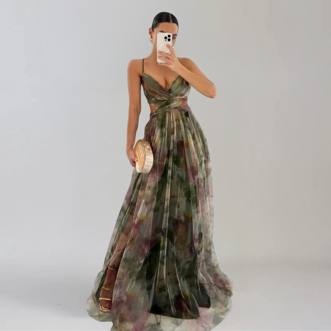 Giada™ | Abito Leggero Con Motivo Floreale