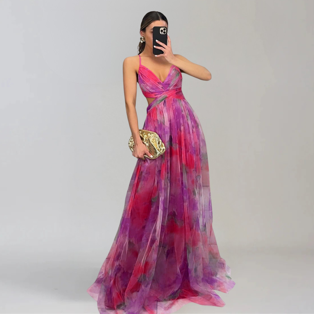 Giada™ | Abito Leggero Con Motivo Floreale