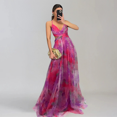 Giada™ | Abito Leggero Con Motivo Floreale