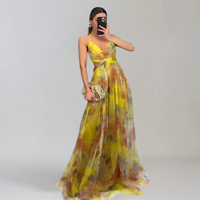 Giada™ | Abito Leggero Con Motivo Floreale