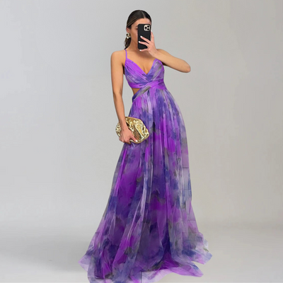 Giada™ | Abito Leggero Con Motivo Floreale