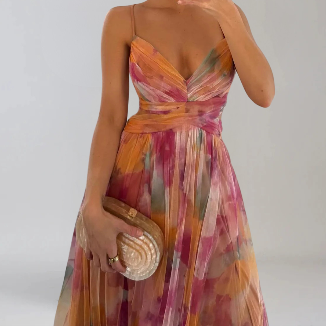 Giada™ | Abito Leggero Con Motivo Floreale