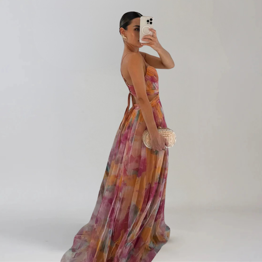 Giada™ | Abito Leggero Con Motivo Floreale