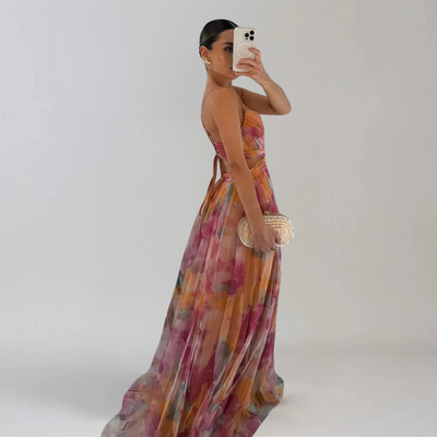 Giada™ | Abito Leggero Con Motivo Floreale