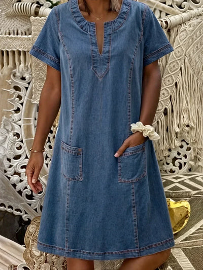 Isabella™ | Abito in Denim Morbido e Femminile