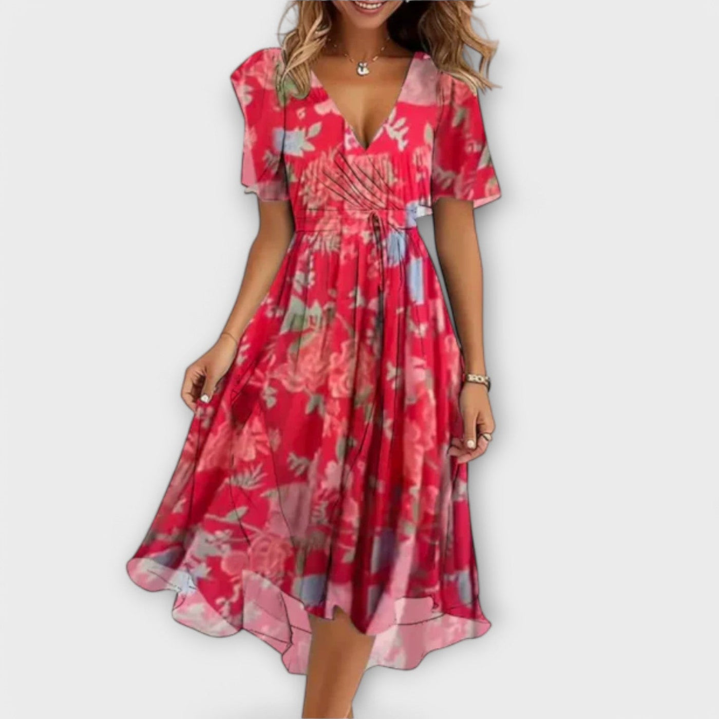 Bianca™ | Abito da Donna con Scollo a V