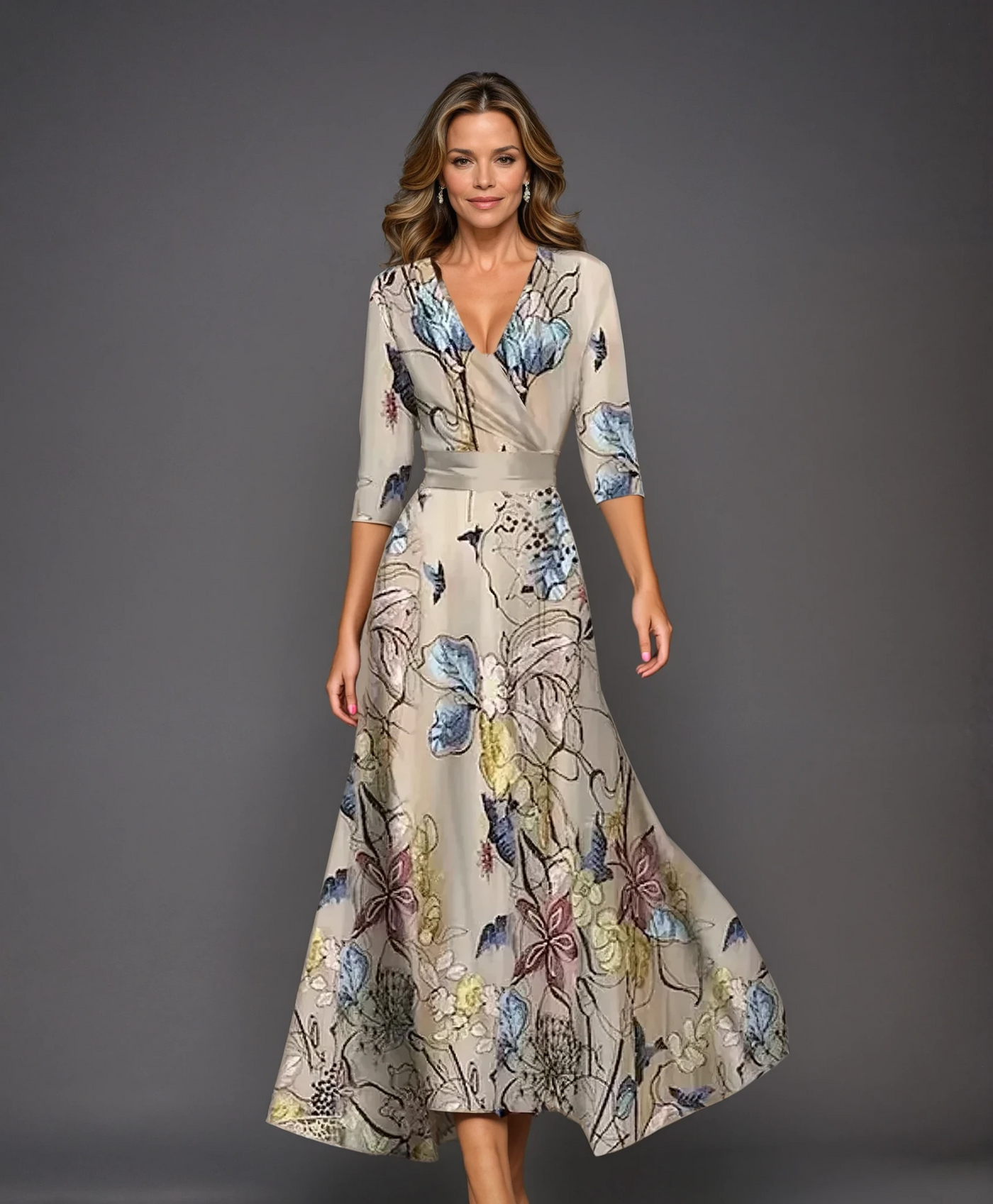 Beatrice™ | Abito floreale chic
