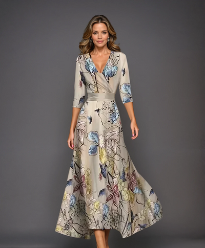 Beatrice™ | Abito floreale chic