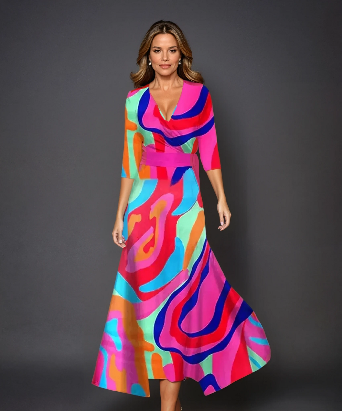 Beatrice™ | Abito floreale chic