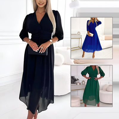 Chiara™ | Abito Estivo in Chiffon di Seta