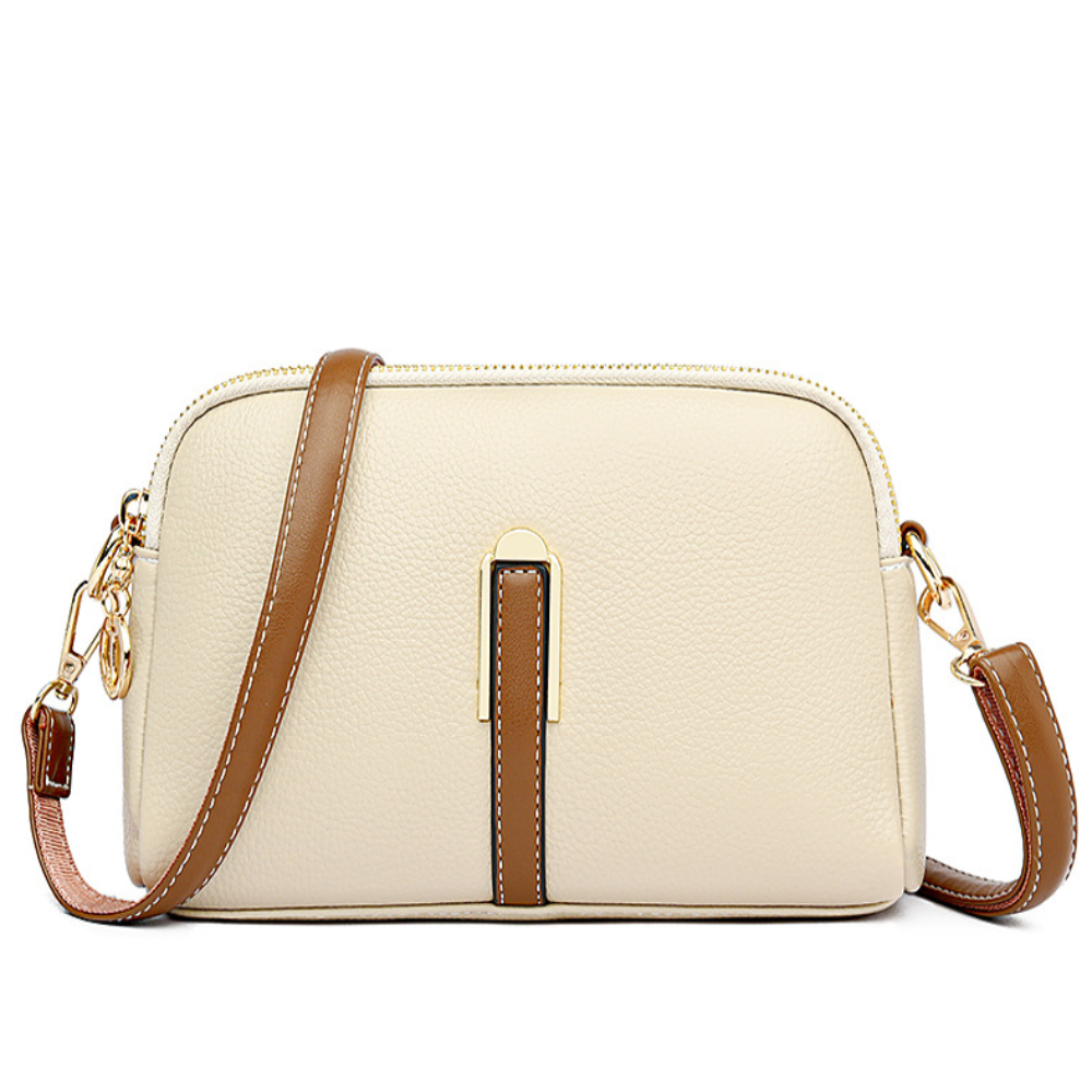 Mila™ | Borsa a Spalla con Stampa Litchi Embossed