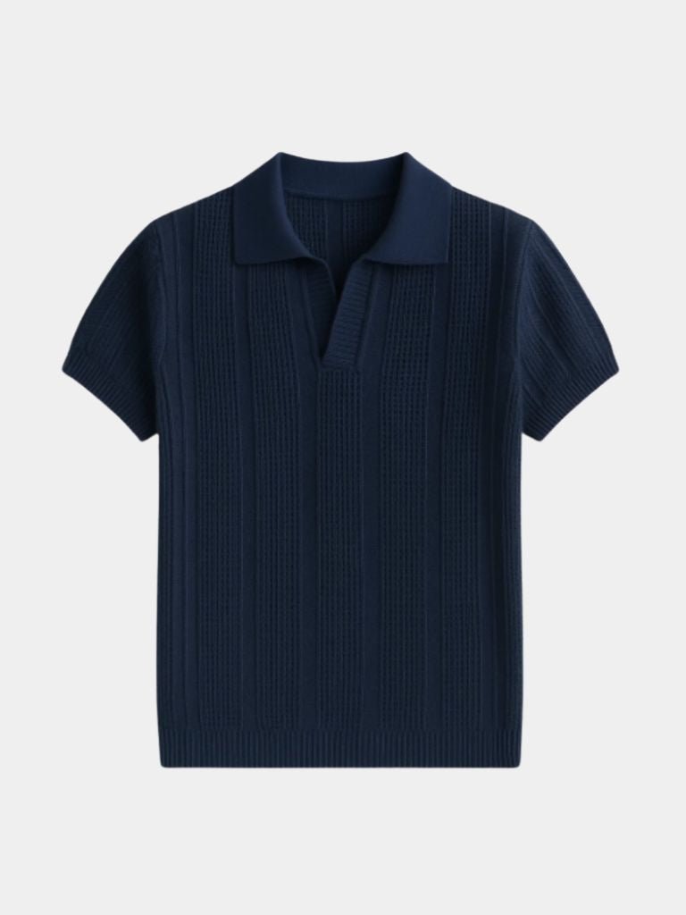 Solenne™ | Polo Testurizzata Avorio