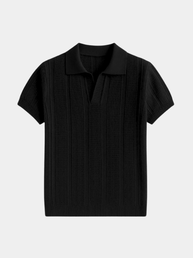Solenne™ | Polo Testurizzata Avorio