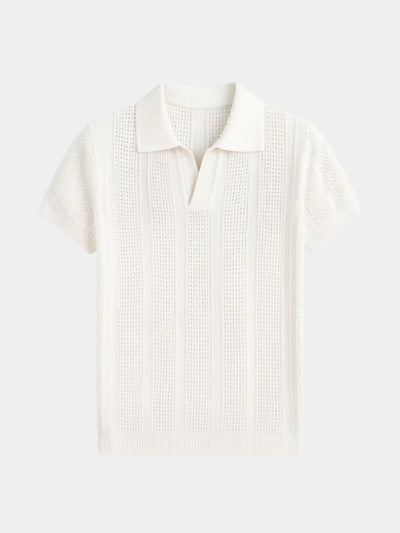 Solenne™ | Polo Testurizzata Avorio