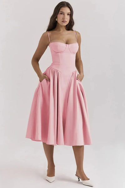 Beatrice™ | Abito Midi Retro