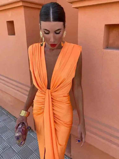 Martina™ | Abito Drappeggiato Elegante