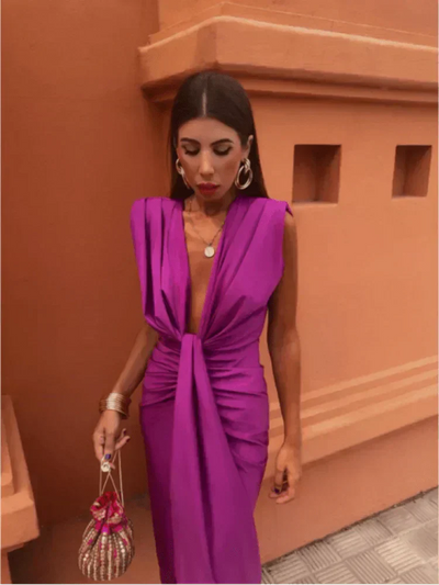 Martina™ | Abito Drappeggiato Elegante