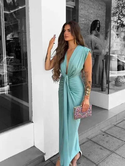 Martina™ | Abito Drappeggiato Elegante
