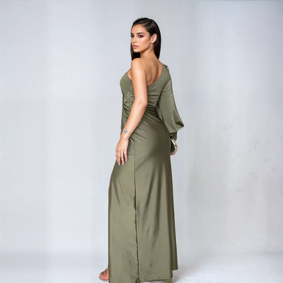 Leila™ | Abito Lungo con Manica Incanto