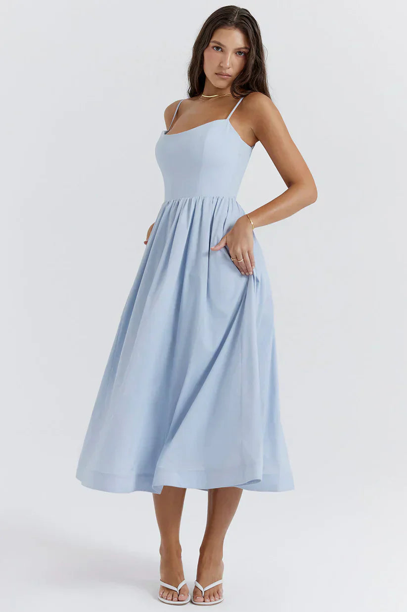 Ludovica™ | Abito Maxi Corallo