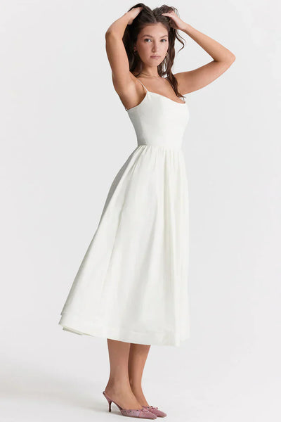 Ludovica™ | Abito Maxi Corallo