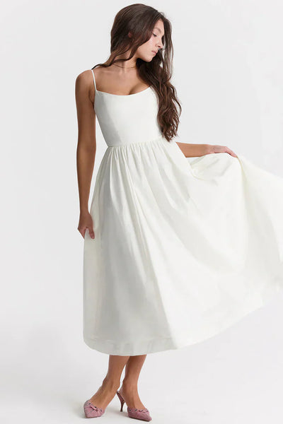 Ludovica™ | Abito Maxi Corallo