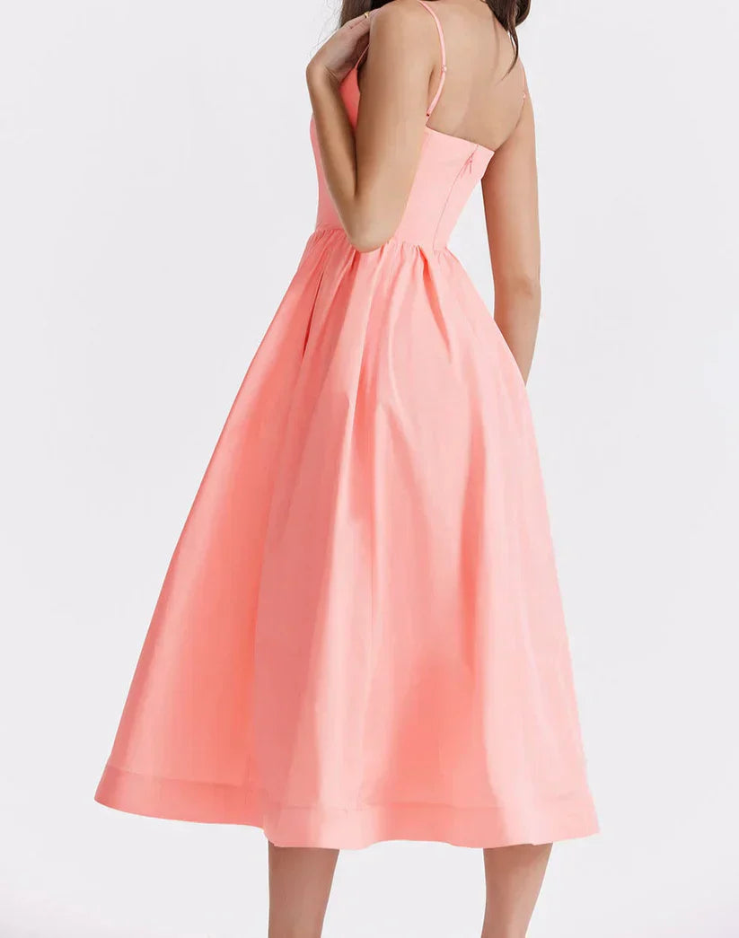 Ludovica™ | Abito Maxi Corallo