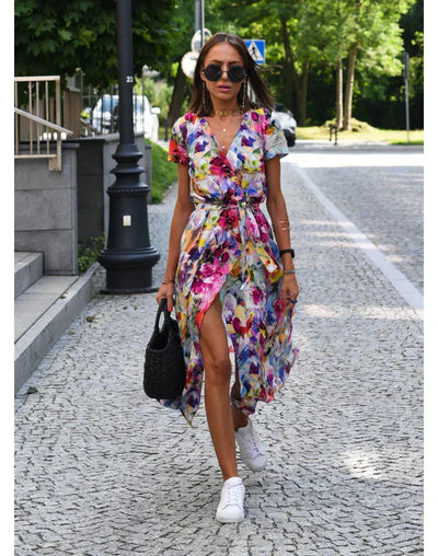 Suzanne™ | Abito Elegante con Scollo a V