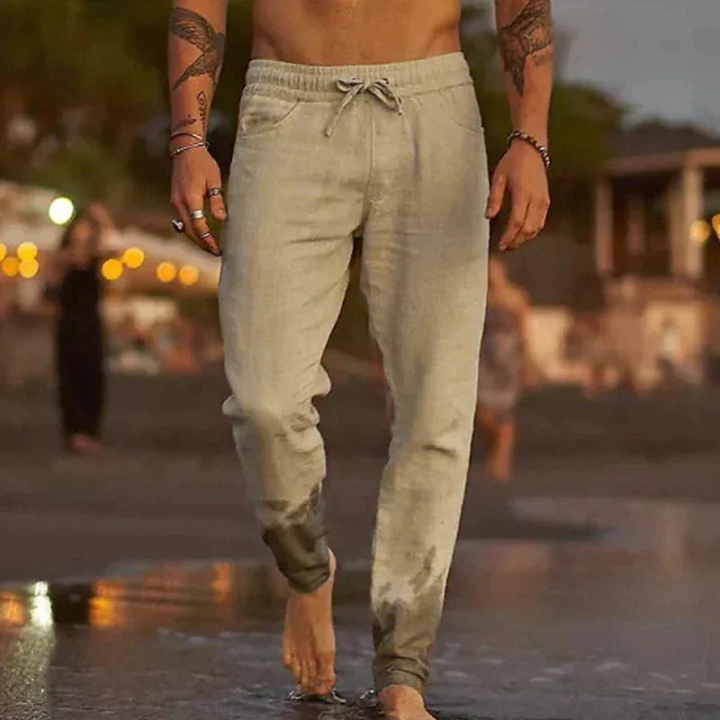 Maiko™ | Pantaloni in Lino Casual