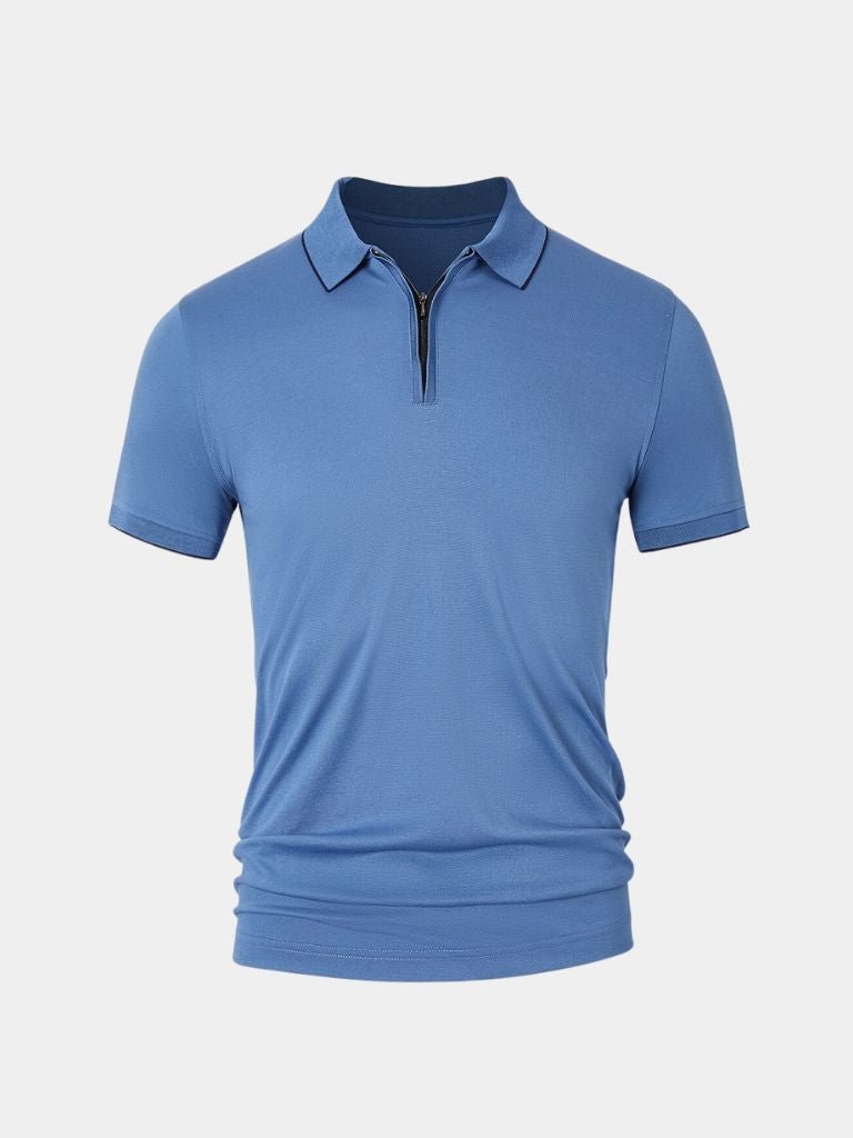 Rinaldi™ | Polo in Maglia con Zip a Quarto