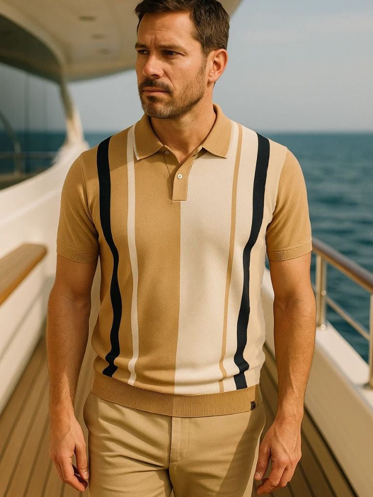 Crestline™ | Polo a Maglia a Strisce Heritage