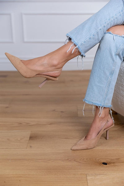 Marlena™ | Décolleté Slingback Nude