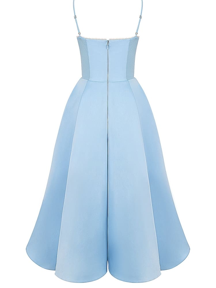 Celeste™ | Abito Midi in Tulle Blu