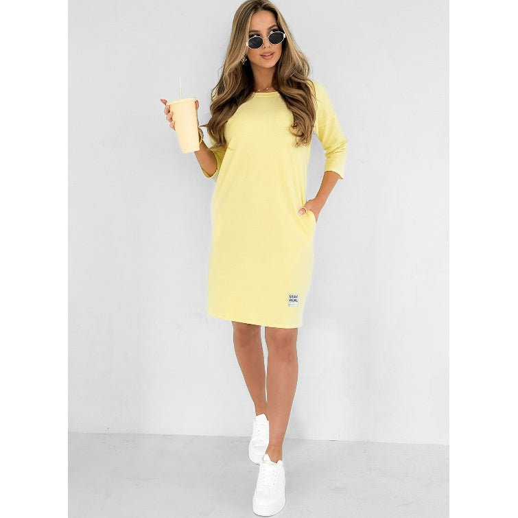 Camilla™ | Abito con Maniche 3/4 e Tasche