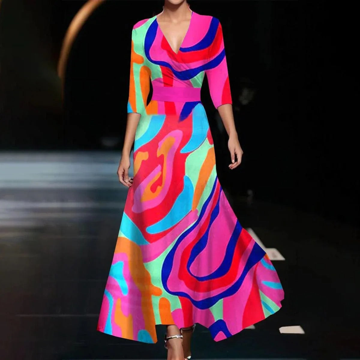 Beatrice™ | Abito floreale chic