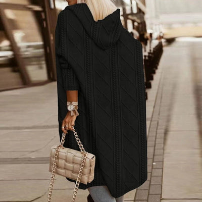 Karolina™ | Cardigan Lungo con Cappuccio