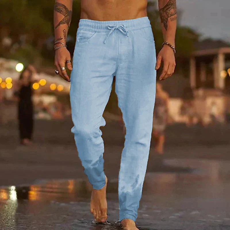 Maiko™ | Pantaloni in Lino Casual