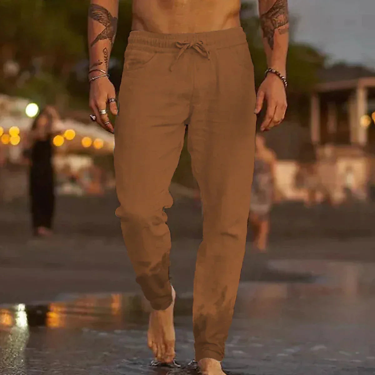 Maiko™ | Pantaloni in Lino Casual